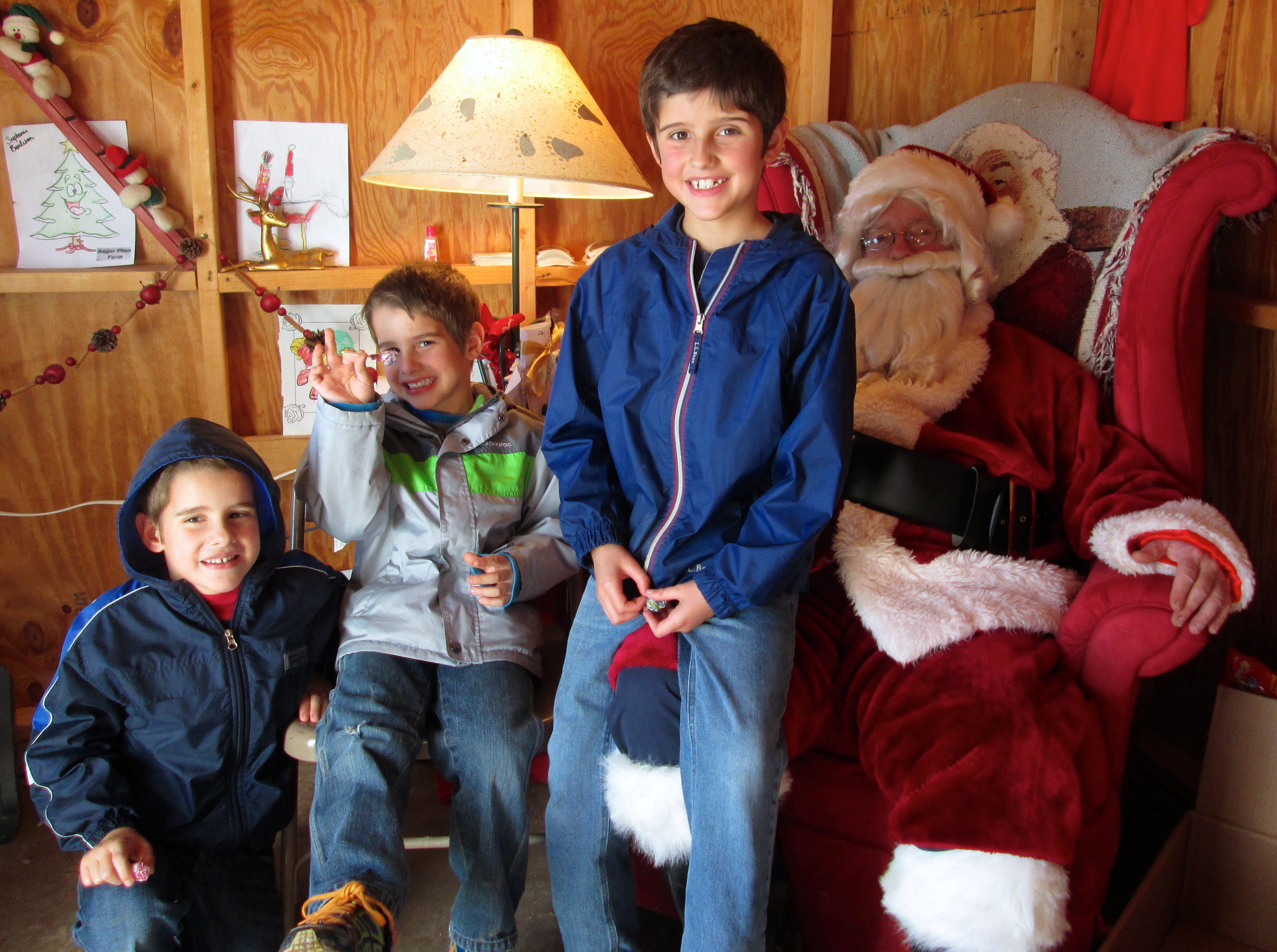 dudes w/ santa